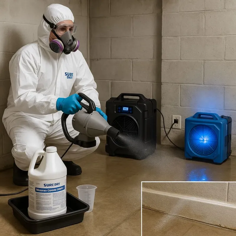 Sanitization and Odor Removal process in Burns Flat, OK