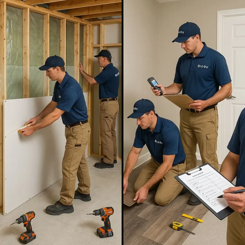 Repairs and Reconstruction process in Burns Flat, OK